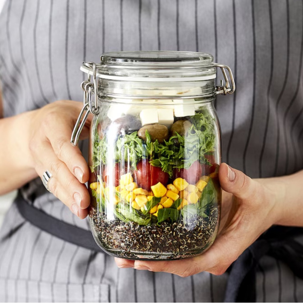 Glass Storage Jar with Airtight Lid